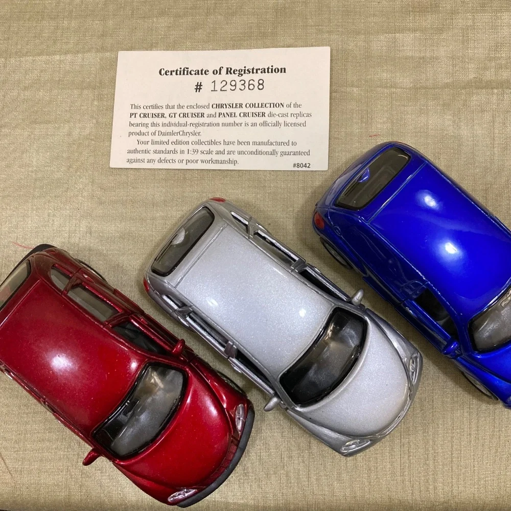 NWT Chrysler Collection PT Cruiser, GT Cruiser, Panel Cruiser,  1:39 sca…
